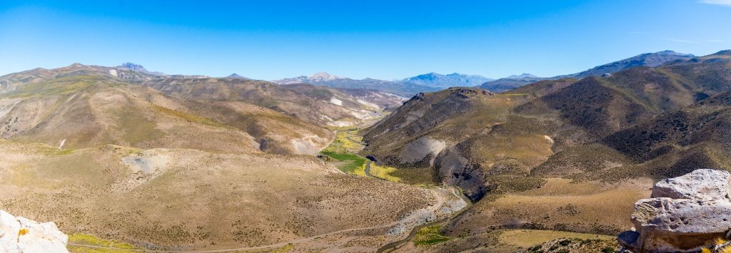 Vista panorámica del área de camping